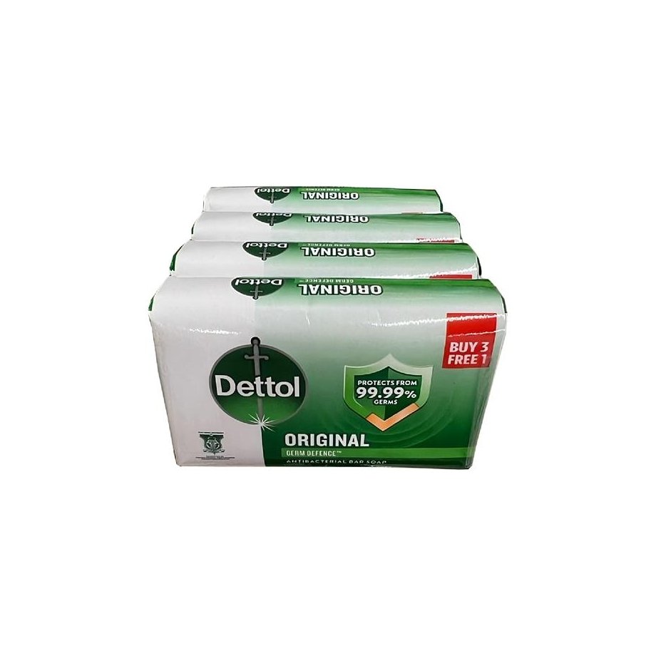 Dettol Bar Soap Original 3+1